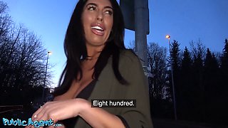 Euro MILF Northern Lass creampied by public agent after catching him jerking off in basement