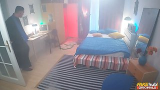 Creampie for college schoolgirl who has a spirit in her dormitory room - fakehub full episode