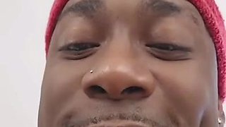 Horny ebony glamour slut unbelievable adult clip