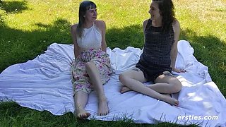 Hot Canadian Couple Laney Day Lesbian Strap-On Sex Outdoor HD