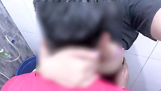 Petrol Station Officer Prank in Public Toilets