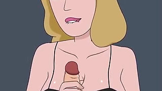 Rick and Morty - a Way Back Home - Sex Scene Only - Part 47 Beth Handjob by Loveskysanx