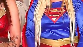 Superheroines Punish You with Their Futa Cocks