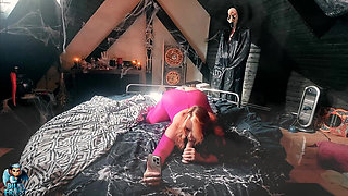 Ghostface Fucked the Streamer Girl - Surprise Creampie