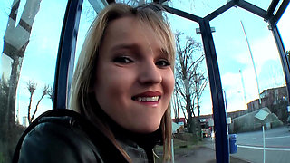 Blonde Babe Fingers Wet Pussy Closeup