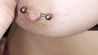 Pulling Hair with Tweezers on Natural Tits! BDSM! Hurt!