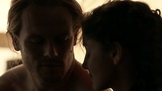 Caitriona Balfe tits in a sex scene