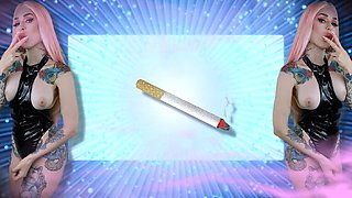 Dangerous Breath Play and Pleasure - Funny Cigarette JOI Game