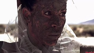 POV video of stunning Tabitha Stevens sucking his hard dick