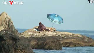 Beach Voyeur. Nude beach photo shoot ended with hardcore sex under the sun