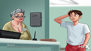 SummertimeSaga - Cum in Girl's Mouth in Hospital E3 #17