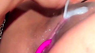 Lesbians Get Fucked by a Huge Dildo
