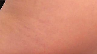 Montse swinger playing on the bed