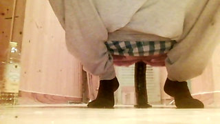 Young ass is hungry