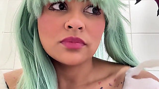 Public Toilet Farts at Cosplay Con - Gassy BBW in Cosplay