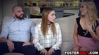 Foster Stepdaughter Aaliyah Love Joins Stepdad to Bang Stepmom in Wild Threesome