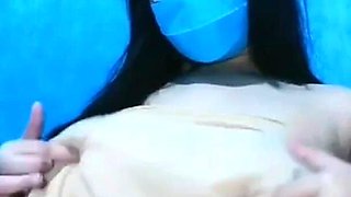 Natural Big Breast Hijab Masturbation