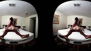 Incredible MILF interracial VR sex smutty clip