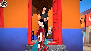 Desi Bhabhi Piya Fucked Hard by Husband in Hot Doctor Roleplay - Creampie, Doggy & Moaning