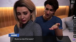 Horny Stepmom Massages Pervy Stepson - 3D Hentai MILF Trouble