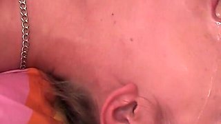 Innocent teen deepthroats big cock