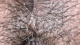 Asshole Beathing Extreme Closeup