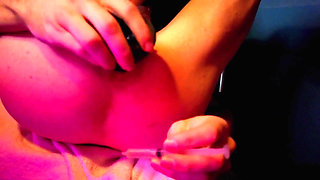 Hot Solo Anal Play Lube Tube, and Dripping Pre Cum