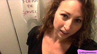 Goddess Amanda Peeing in Toilet - Hot MILF Pissing Compilation