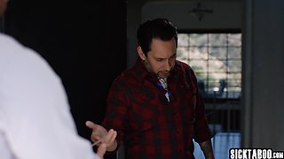 Seductive teenage fucks stepdad and teacher