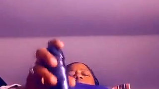 Desirable passion creams her dildo