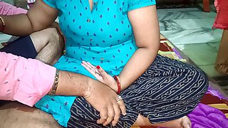 Naughty Indian bhabhi caught and pounded by devar! Desi pleasure