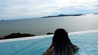 Bubble butt Thai teen fucked hard doggy