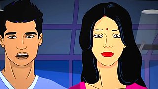 Superb Indian MILF Cartoon Porn Animation
