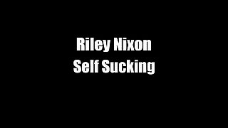 Riley Nixon self sucking her toes