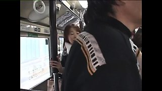 Japanese sexual harassment on bus PT1- More On HDMilfCam.com