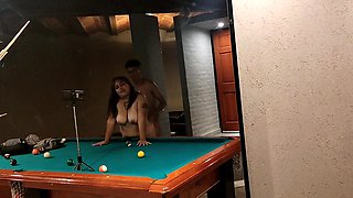 Playing Some Pool Games with My Stepsister Ends in Hardcore Sex