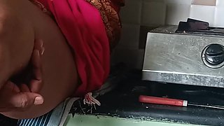 House Wife Suck Neighbour in Kitchen When Husband Not There in Home