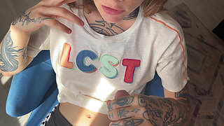 Teen Redhead Girl with Stepdaddy on Vacation