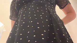 Getting Stark Bollock Naked in a Public Place to Try on New Clothes. Part 1 of 2.