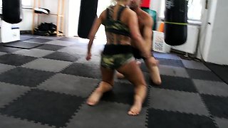 Mixed wrestling and smothering domination
