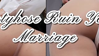 Pantyhose Ruin Your Marriage- Ebony Femdom Goddess Rosie Reed Pantyhose Fetish Homewrecking POV Wife Humiliation Ass Worship