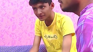Desi Step Mom Teaches Her Step Son How to Fuck and Get Threesome Fucking Experience with a Teacher ( Hindi Audio ),