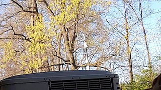 Amateur redhead masturbates then gives a blowjob