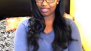 Hot Black Maid Does Some Webcam Black and Ebony