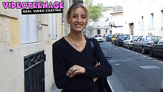 Shy 19 Year Girl Does Her First Nude Casting