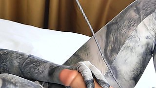 Nora Fox Wolf Zentai Encasement Machine