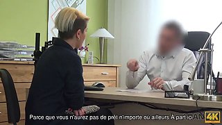 Loan4k. seductive woman has porn with loan agent to commence