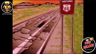 The vibrations of the motorcycle turn her on so much that she wants to have sex on Route 66!