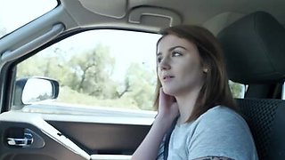 Taxi Driver Gets Some Teen Tushy