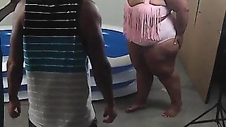 Behind the Scenes Back Yard Oil Wrestling